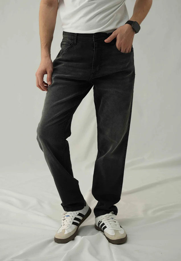 Comfort Slim Fit Denim - Black Stone Wash