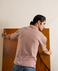 Fawn Boxy Fit Knitted POLO