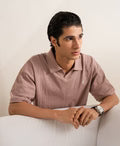 Fawn Boxy Fit Knitted POLO
