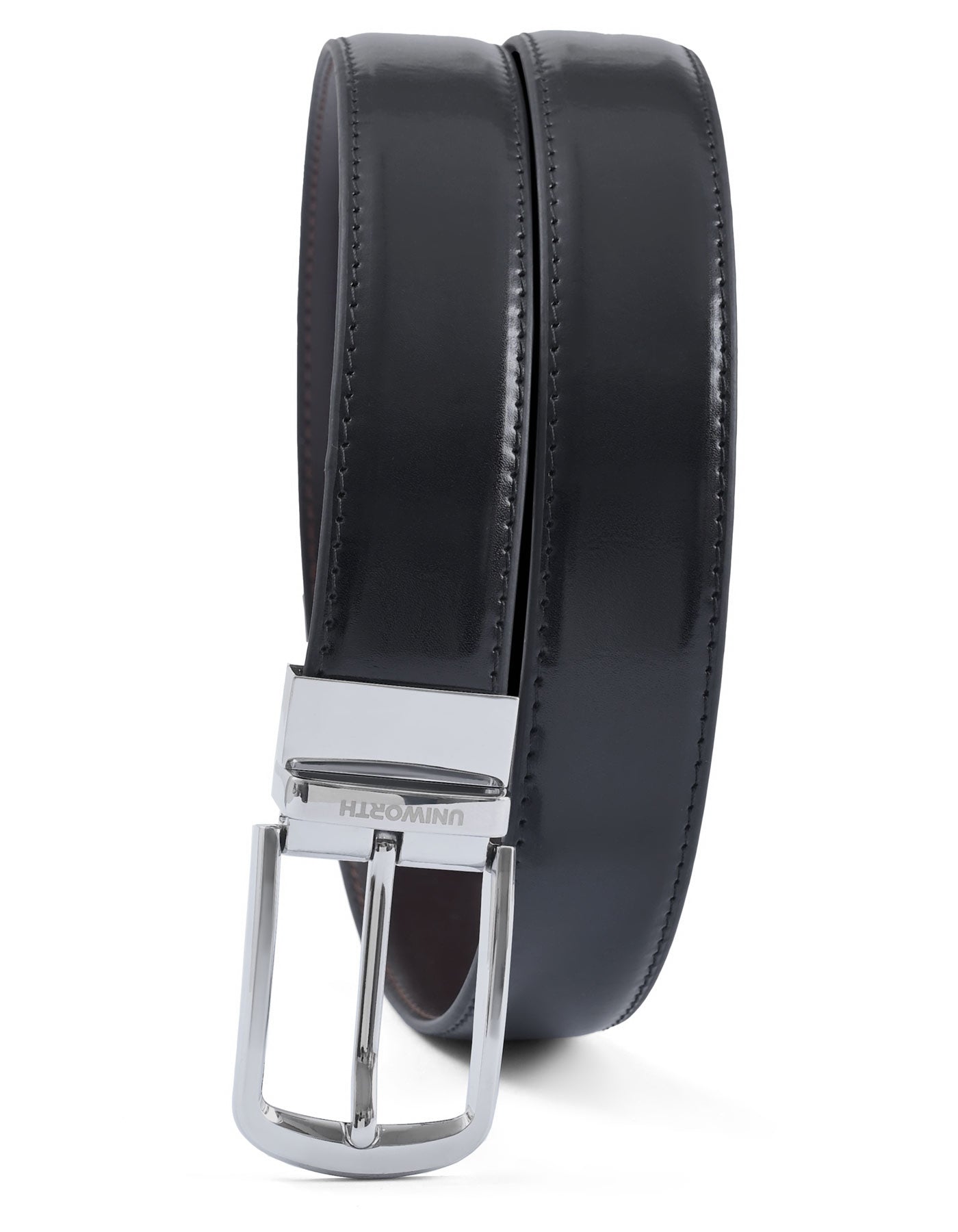 Black Premium Buckle Formal Belt
