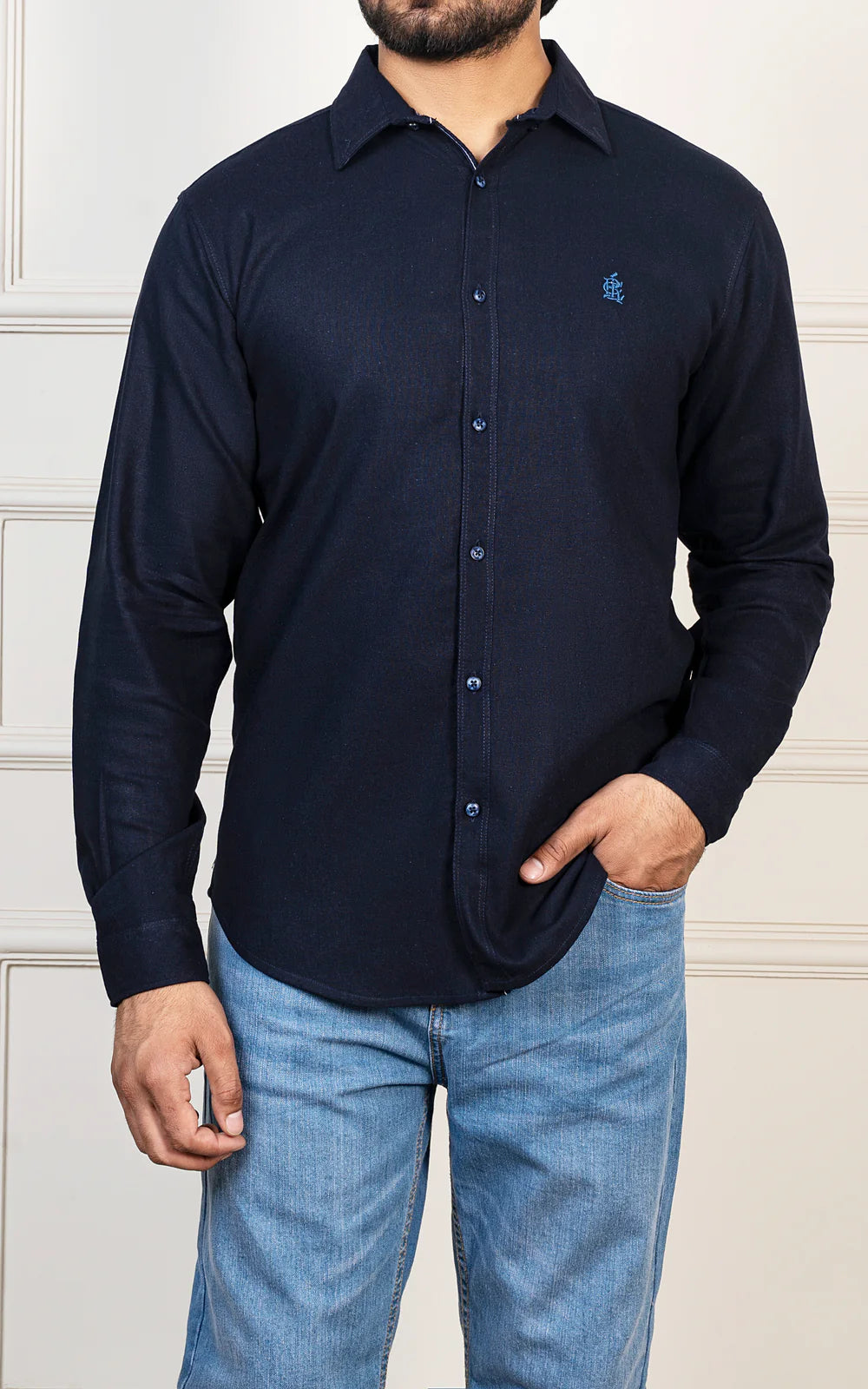 CASUAL SHIRT DARK NAVY