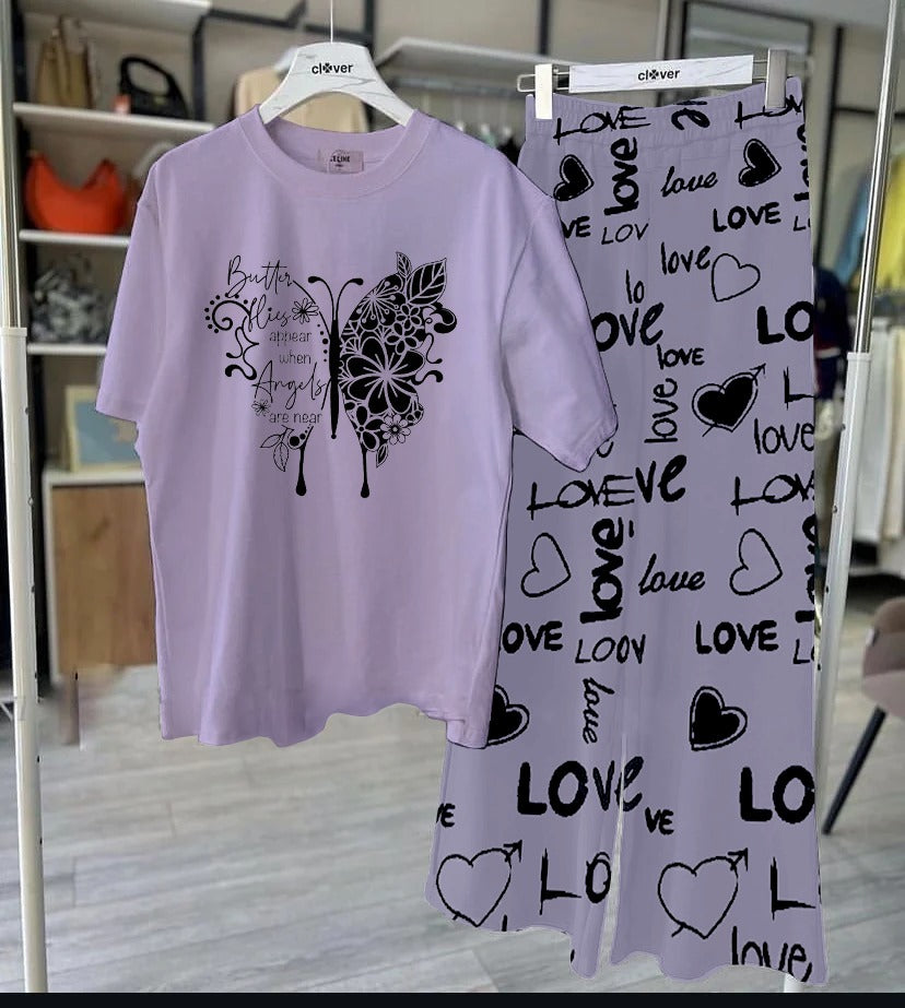 Ladies Summer Trouser Shirt Set – Soft & Breathable