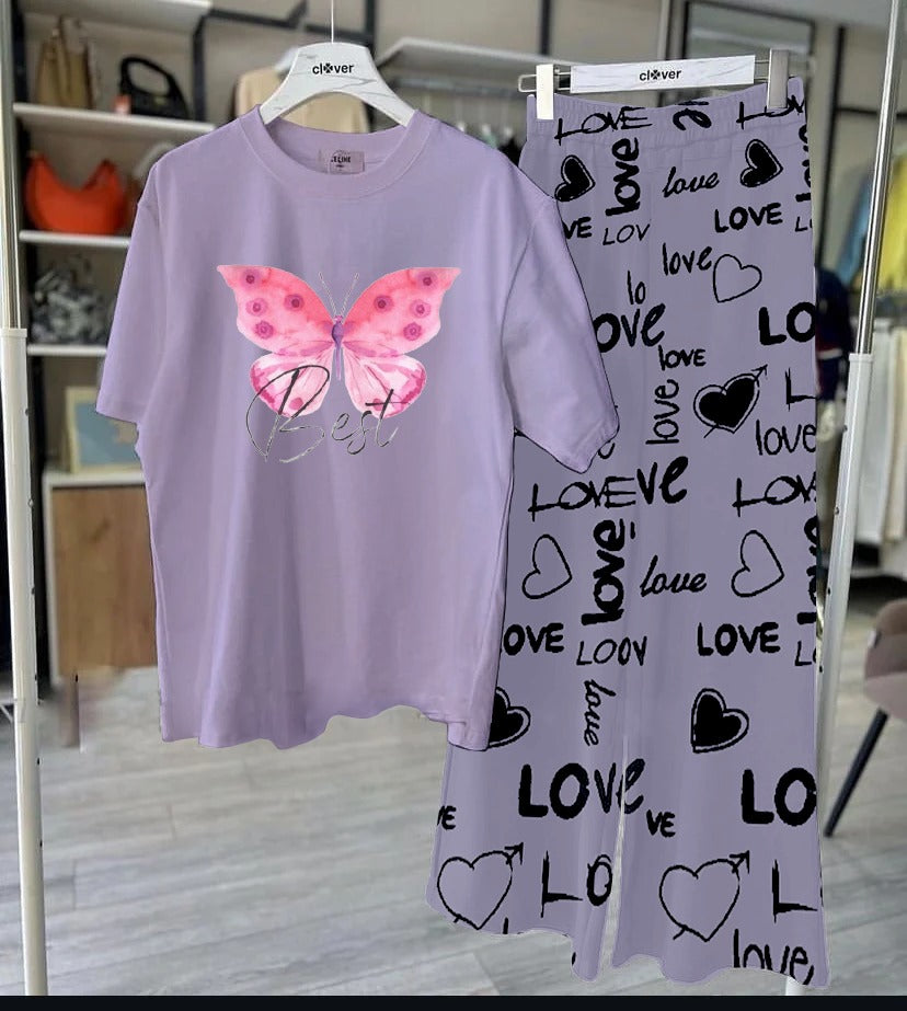 Ladies Summer Trouser Shirt Set – Soft & Breathable