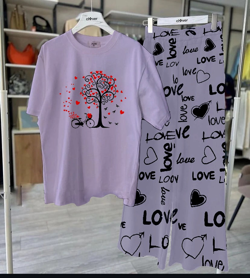 Ladies Summer Trouser Shirt Set – Soft & Breathable