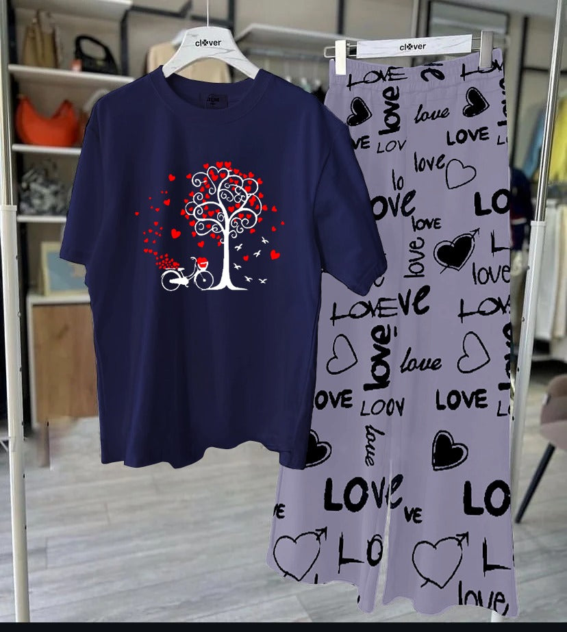 Women’s Summer Trouser Shirt Set – Cotton Fabric