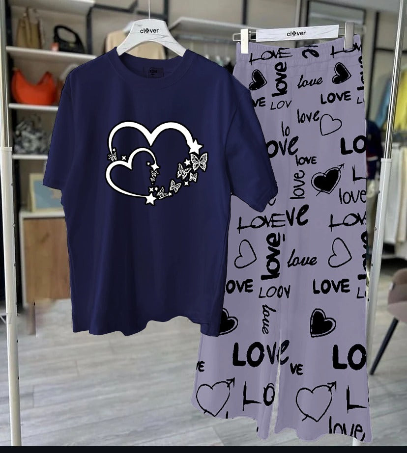 Women’s Summer Trouser Shirt Set – Cotton Fabric