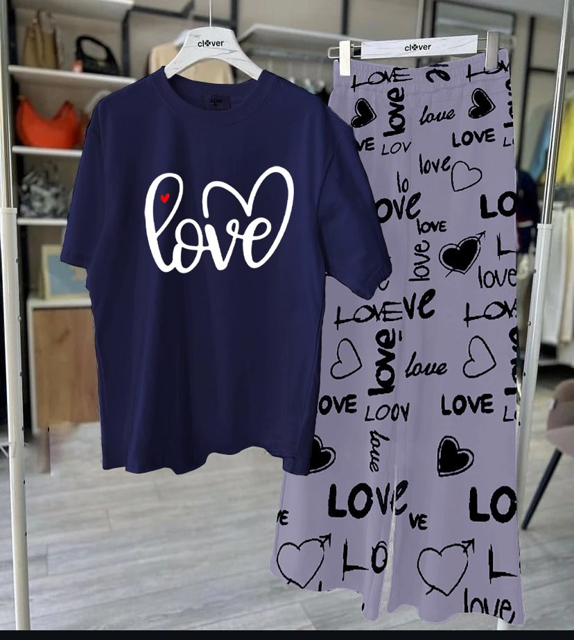 Women’s Summer Trouser Shirt Set – Cotton Fabric
