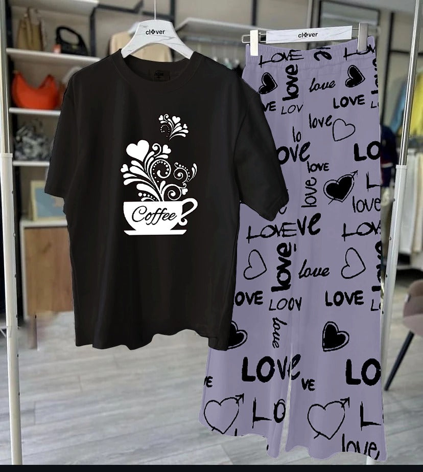 Women’s Summer Trouser Shirt Set – Cotton Fabric