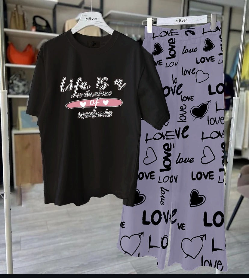 Women’s Summer Trouser Shirt Set – Cotton Fabric