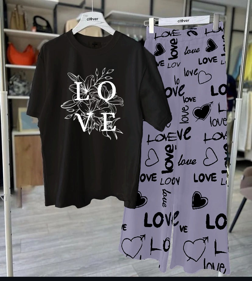 Women’s Summer Trouser Shirt Set – Cotton Fabric