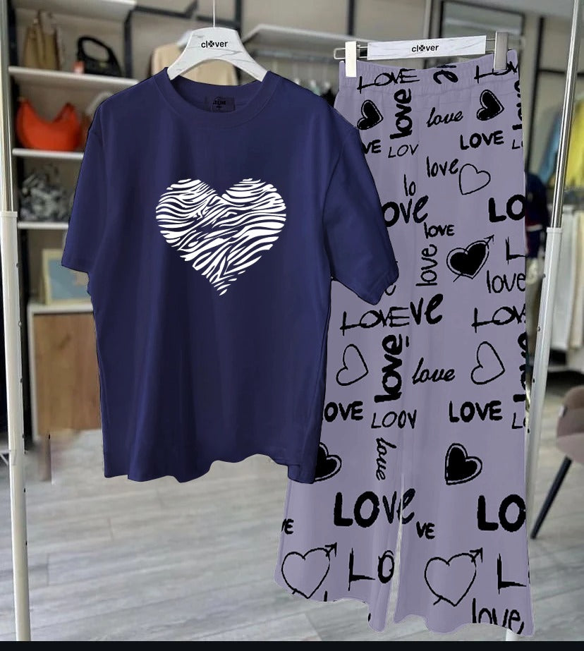 Women’s Summer Trouser Shirt Set – Cotton Fabric