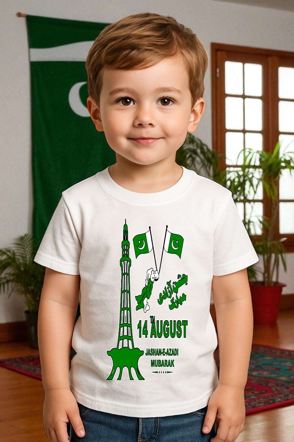 Azadi Kids T-Shirts – Check Size in Description Before Selecting