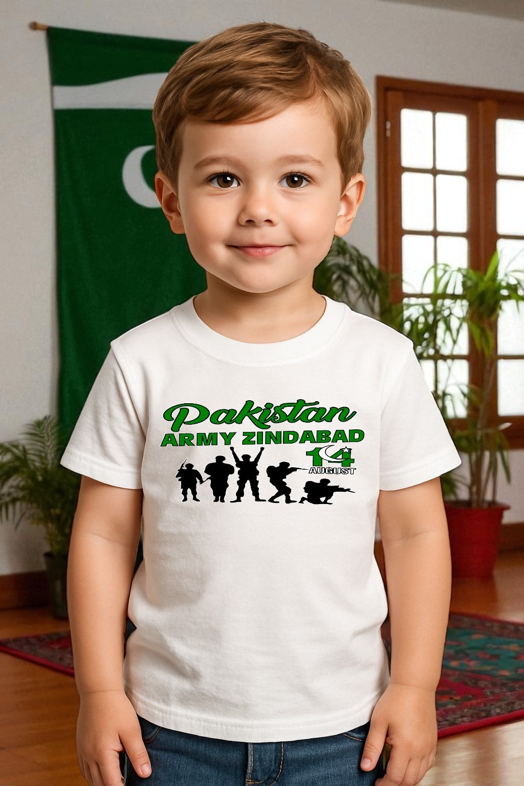 Azadi Kids T-Shirts – Check Size in Description Before Selecting